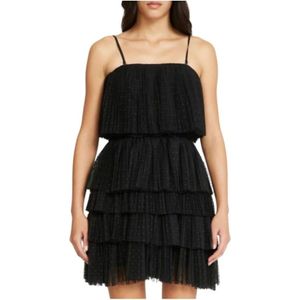 Silvian Heach, Dames, Jurken, Zwart, Maat: XS Poliester,