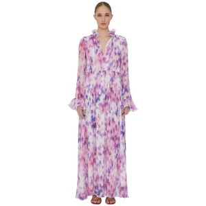 Rotate Birger Christensen, Dames, Jurken, Veelkleurig, Maat: 2XS Chiffon,