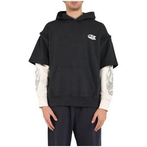 Barrow, Heren, Sweatshirts & Hoodies, Grijs, Maat: S Katoen,