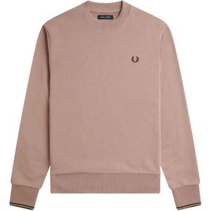 Fred Perry, Heren, Sweatshirts & Hoodies, Roze, Maat: XL Katoen,