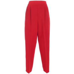 Vivetta, Dames, Broeken, Rood, Maat: S Zijde,