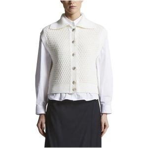 Peserico, Dames, Truien, Wit, Maat: 2XS