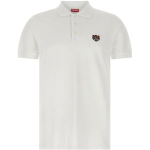 Kenzo, Heren, Tops, Wit, Maat: S Katoen,