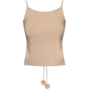 By Malene Birger, Dames, Tops, Beige, Maat: M Viscose,