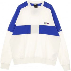 Nike, Heren, Sweatshirts & Hoodies, Wit, Maat: S Katoen,