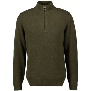 Barbour - Holden - Gebreide Trui - Donkergroen - Wol