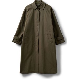 Sofie Schnoor - Filippasw Coat - Dames Mantel - Groen - Katoen