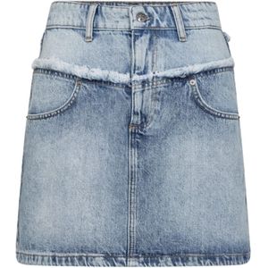 Co'Couture, Dames, Korte broeken, Blauw, Maat: XS Denim,