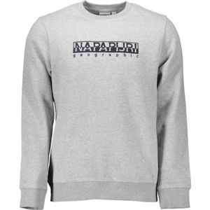 Napapijri - Sweatshirt - Grijs - Katoen - 90% Katoen, Polyester