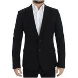 Dolce & Gabbana, Heren, Jassen, Zwart, Maat: S Wol,