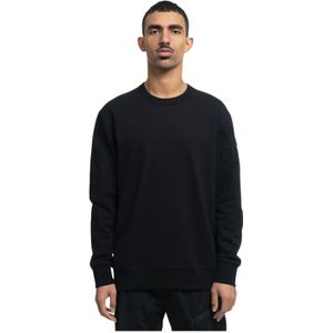 C.p. Company, Heren, Sweatshirts & Hoodies, Zwart, Maat: 2XL Fleece,