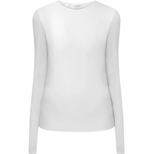 Sportmax, Dames, Blouses & Shirts, Wit, Maat: L
