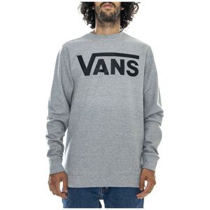 Vans, Heren, Sweatshirts & Hoodies, Grijs, Maat: S Katoen,