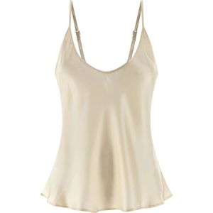 L'Agence, Dames, Tops, Beige, Maat: M Zijde,