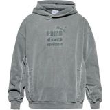 Puma, Heren, Sweatshirts & Hoodies, Grijs, Maat: S Katoen,