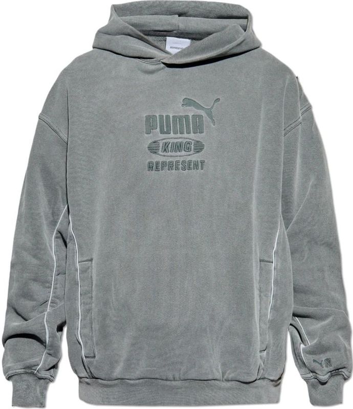 Puma, Heren, Sweatshirts & Hoodies, Grijs, Maat: S Katoen,