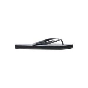 Dsquared2 Zwarte Platte Rubberen Sandalen , Black , Heren , Maat: 40 EU