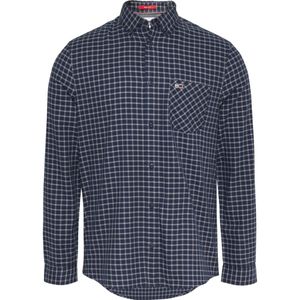 Tommy Jeans, Heren, Overhemden, Blauw, Maat: XS Katoen,