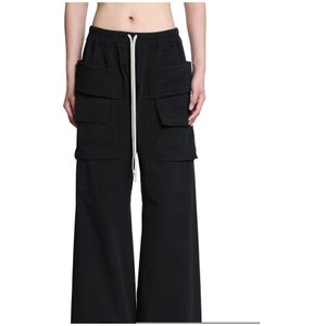 Rick Owens, Heren, Broeken, Zwart, Maat: S Katoen,