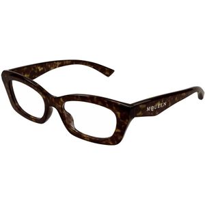 Alexander McQueen - AM0474O - Optische Monturen - Havana - Acetaat