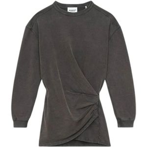 Marant étoile, Dames, Jurken, Zwart, Maat: XS Katoen,
