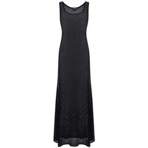 Tom Ford, Dames, Jurken, Zwart, Maat: S Viscose,