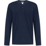 Hanro Shirt 'Living Shirts'  donkerblauw