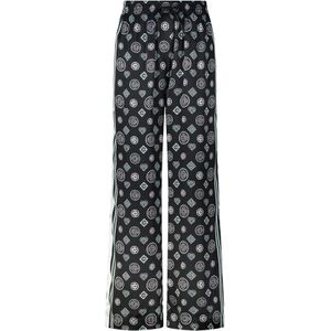 Casablanca, Dames, Broeken, Zwart, Maat: S Satijn,