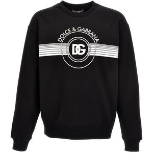 Dolce & Gabbana, Heren, Sweatshirts & Hoodies, Veelkleurig, Maat: S
