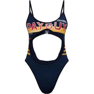 Dsquared2, Dames, Tops, Veelkleurig, Maat: S Katoen,