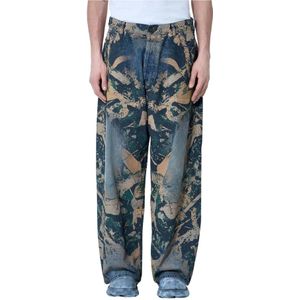 Acne Studios, Heren, Jeans, Bruin, Maat: W26 Katoen,