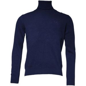 Dolce & Gabbana, Heren, Truien, Blauw, Maat: M Wol,