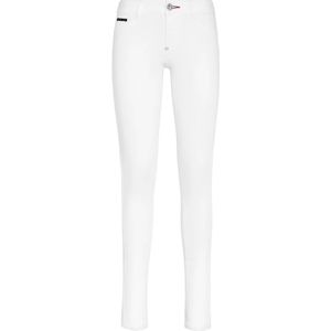 Philipp Plein, Dames, Jeans, Wit, Maat: W26 Denim,