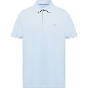 Etro, Heren, Tops, Blauw, Maat: S Katoen,