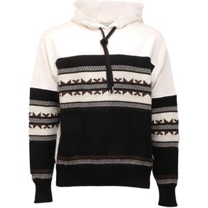 Paolo Pecora, Heren, Sweatshirts & Hoodies, Wit, Maat: S Katoen,