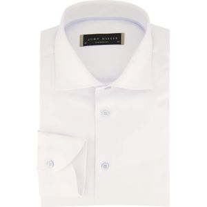John Miller - Overhemd - Wit - Katoen - Tailored Fit