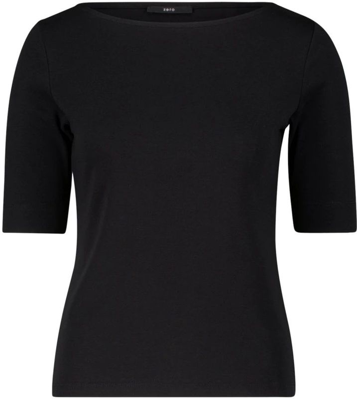 Zero, Dames, Tops, Zwart, Maat: XS