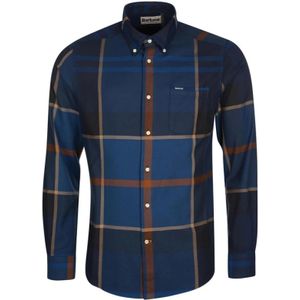 Barbour, Heren, Overhemden, Blauw, Maat: XL Katoen,