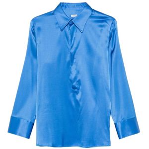 Covert, Dames, Blouses & Shirts, Blauw, Maat: S