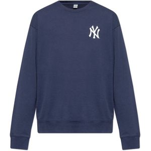 Sporty & Rich, unisex, Sweatshirts & Hoodies, Blauw, Maat: S Katoen,