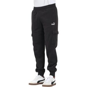 Puma, Heren, Broeken, Zwart, Maat: S Katoen,