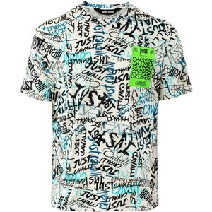Just Cavalli, Heren, Tops, Veelkleurig, Maat: L