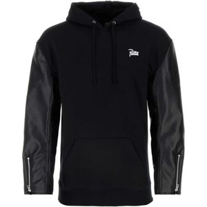 Junya Watanabe, Heren, Sweatshirts & Hoodies, Zwart, Maat: L Katoen,
