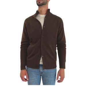 Saint Barth, Heren, Truien, Bruin, Maat: S Wol,