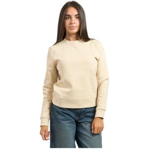 Guess, Dames, Sweatshirts & Hoodies, Beige, Maat: XS