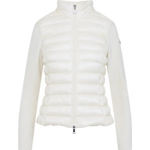 Moncler, Dames, Jassen, Wit, Maat: M Wol,