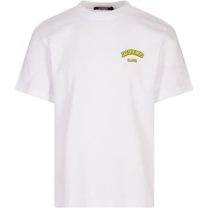 Jacquemus, Heren, Tops, Wit, Maat: S Katoen,