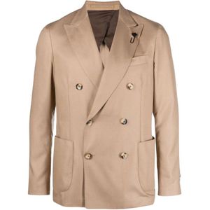 Lardini, Heren, Jassen, Bruin, Maat: XL