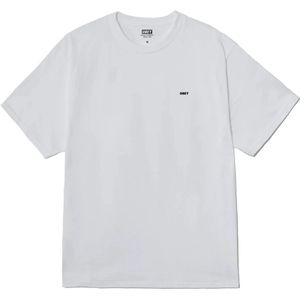 Obey, Heren, Tops, Wit, Maat: XL Katoen,