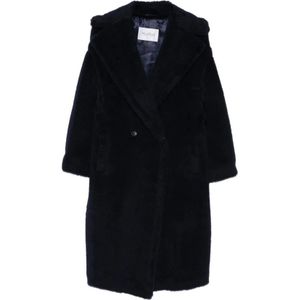 Max Mara, Dames, Mantels, Blauw, Maat: M Zijde,